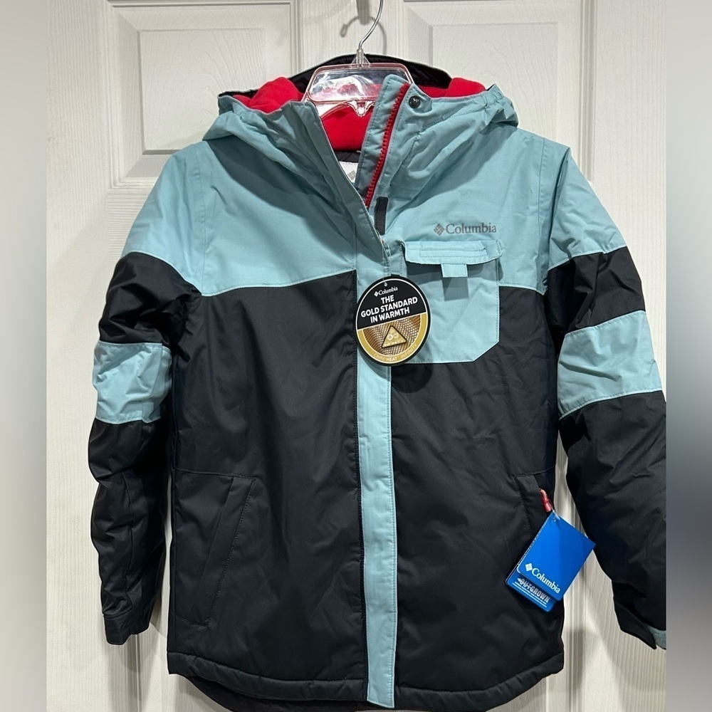 Columbia Girls' L Large Mighty Mogul II Insulated Jacket Ski Snowboard Blue NWT